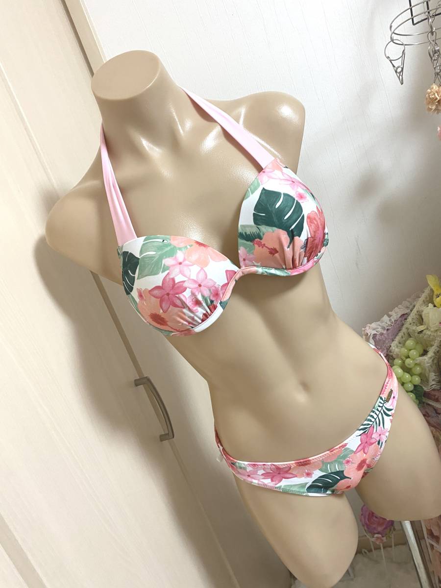 ●レディス水着7S●タキヒヨー【epate/DIASHIELD】ワイヤービキニ:赤ピンクミドリ拍卖