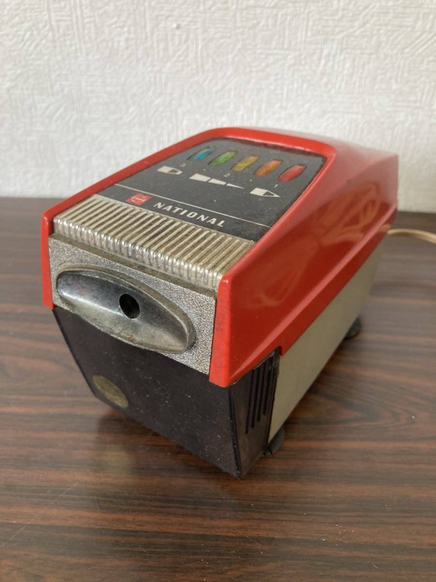 昭和レトロ ! 鉛筆削り 電動鉛筆削り 動作OK拍卖