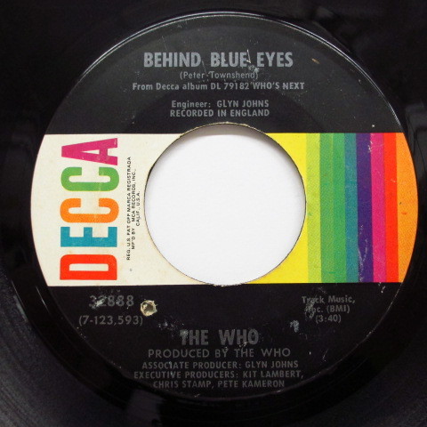 WHO-Behind Blue Eyes (US Orig.7)拍卖