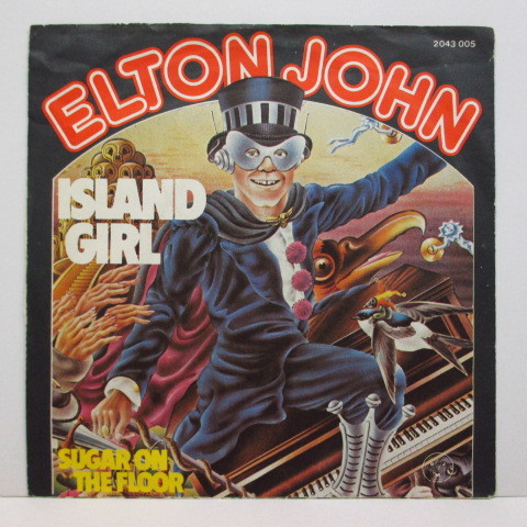 ELTON JOHN-Island Girl (German Oreig.7+PS)拍卖