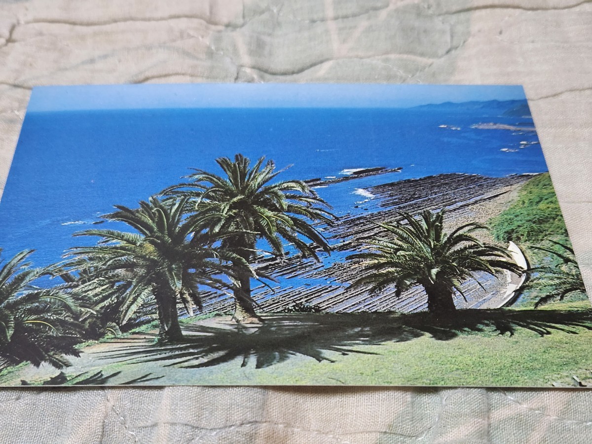 0194 絵葉書 宮崎 日南海岸 堀切峠と波状岩拍卖