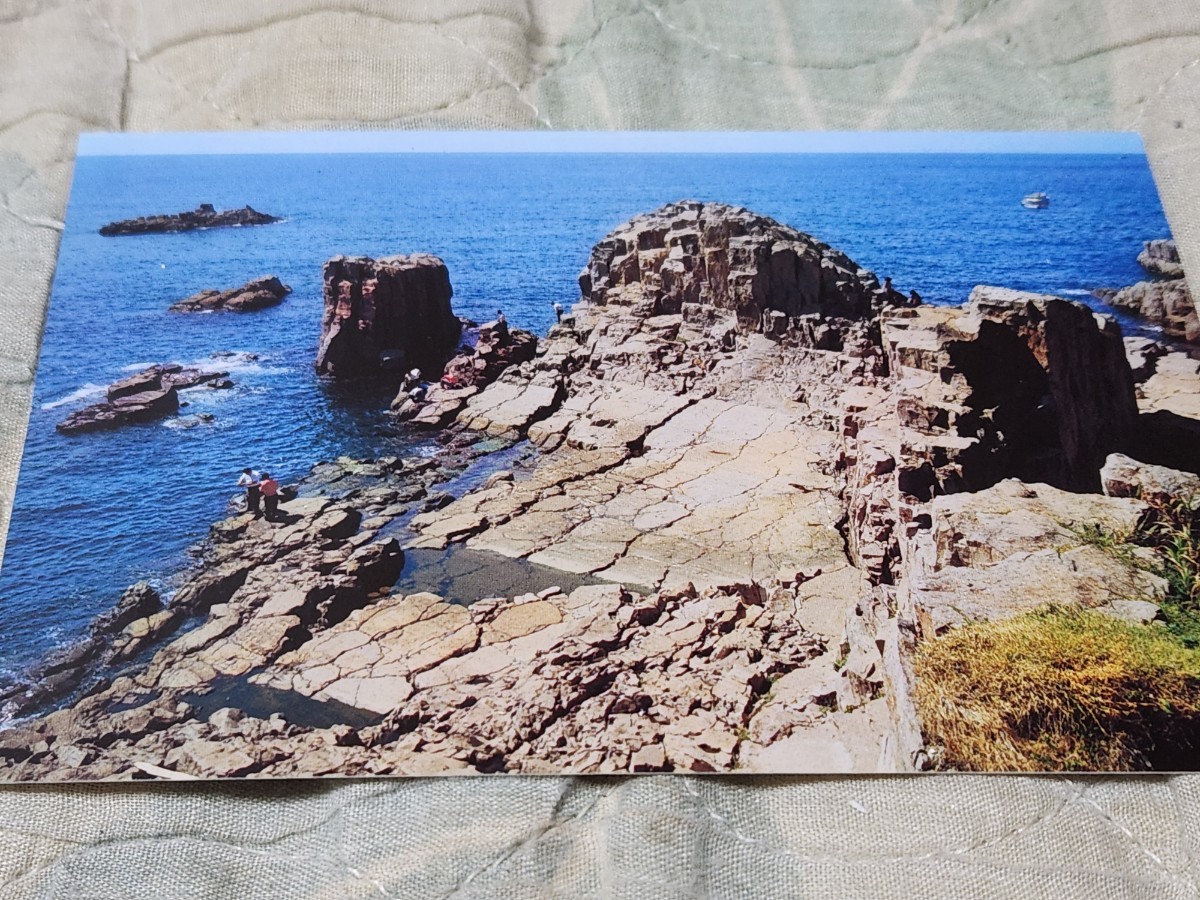 0273 絵葉書 越前加賀海岸国定公園 東尋坊 千畳敷拍卖