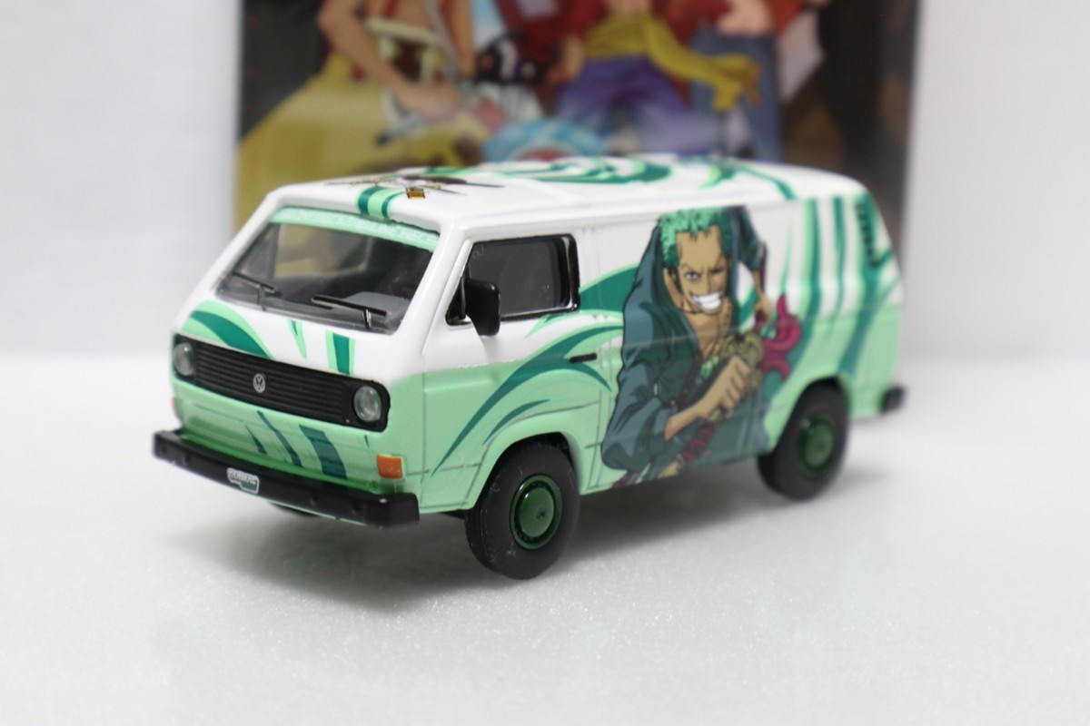 Tarmac 1/64 ワンピース ゾロ フォルクスワーゲン T3 パネルバン ターマックワークス Tarmac Works ONE PIECE ZORO VW Panel Van Schuco拍卖