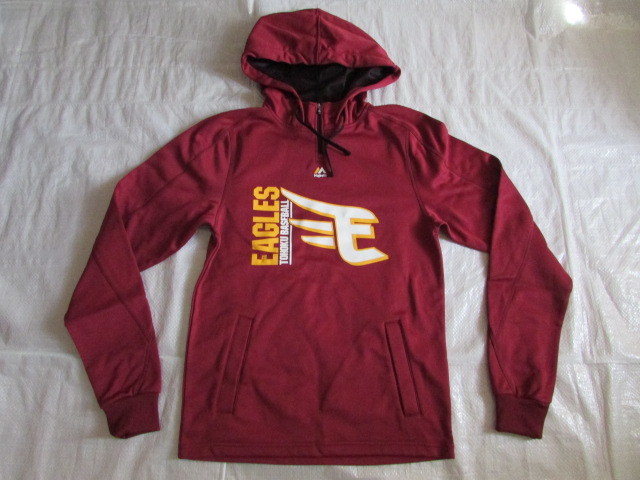 送料無料 Sサイズ 楽天 オーセンティック フーディー パーカー きれい イーグルス マジェスティック majestic フード ジャケット 18000円拍卖