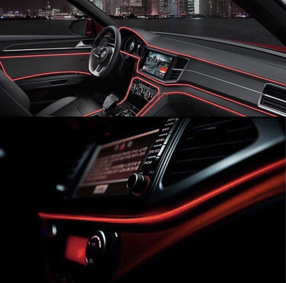 有機EL 赤色テープ(モール)ライト 1M拍卖