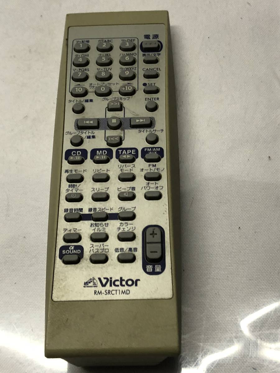 Victor RM-SRCT1MD オーディオリモコン ジャンク扱い レタパ拍卖