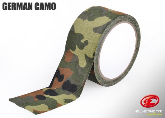 EX-389GC 【正規取扱店】ELEMENT カモフラージュ テープ 5×1000cm/ジャーマンカモ/GC拍卖