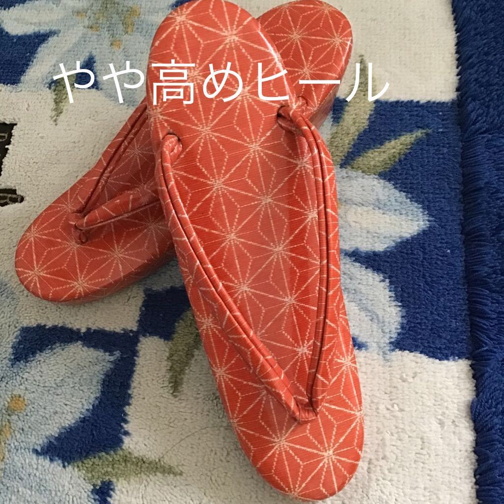 草履♪ヒール高め♪未使用♪レターパック♪素敵♪訳有り拍卖