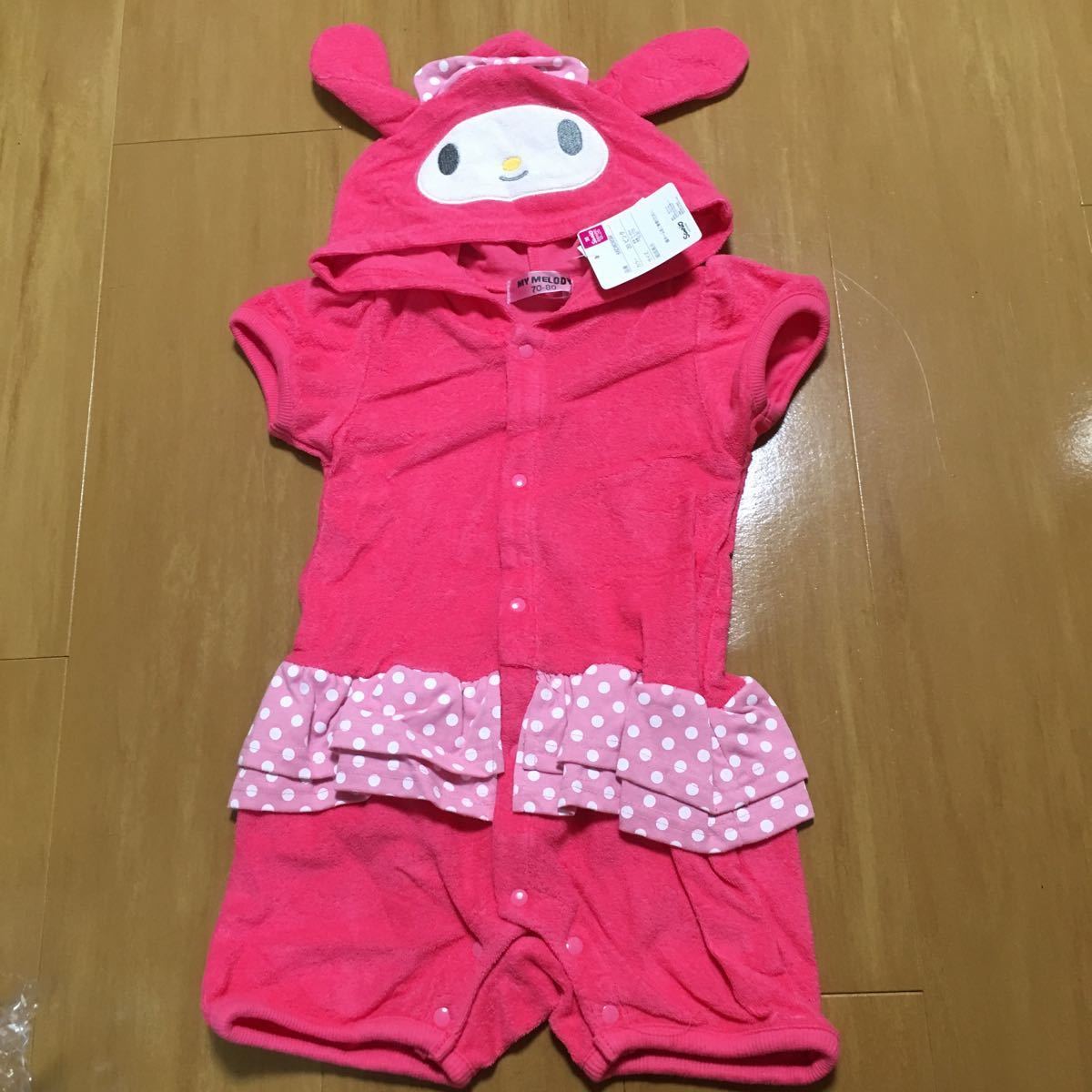 マイメロディ☆なりきりロンパース☆女の子パジャマなどに☆70~80サイズ☆未使用☆新品☆BB拍卖