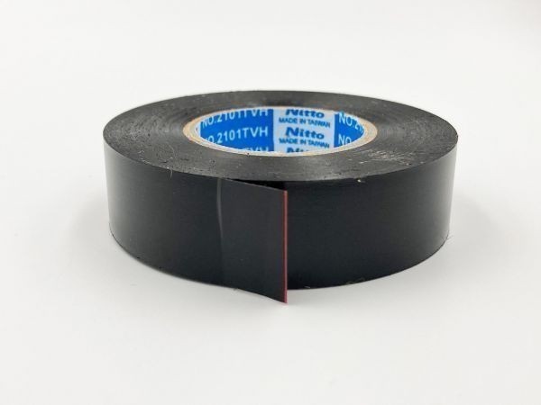 【日東電工 ハーネステープ 1個 黒色】 PVC 低VOCビニール ビニル 19mm×25m 検索用) tesa YAZAKI 自動車 バイク 絶縁拍卖