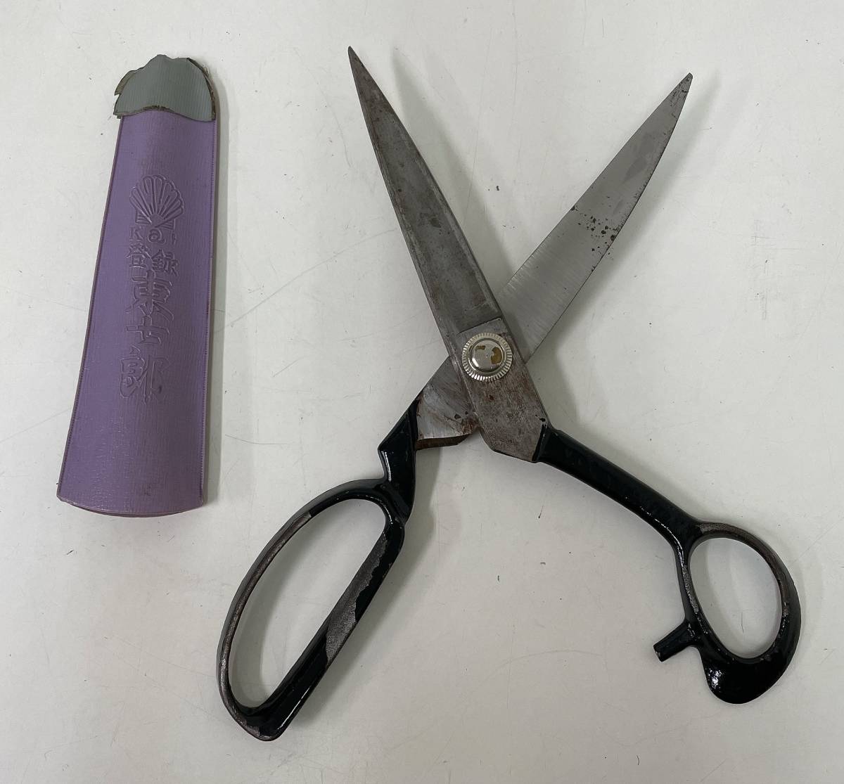 【KAI 東七郎 裁ちばさみ】はさみ/裁ち鋏/裁縫/洋裁/針仕事/裁縫道具/ハンドメイドなどに♪/W54-089拍卖