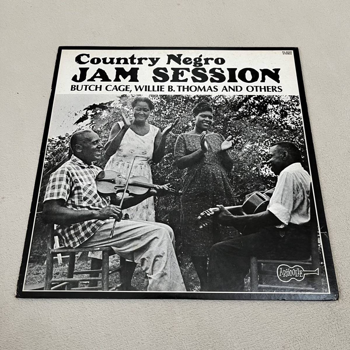 【国内盤】カントリーニグロジャムセッション Country Negro JAM SESSION ブッチケイジ ウィリーBトーマス BUTCH CAGE/LP レコード/PA-6028拍卖