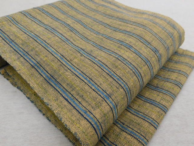 〔楽布特選〕P22648 ざっくりした木綿の八寸名古屋帯 新品反物 オークション 目玉拍卖