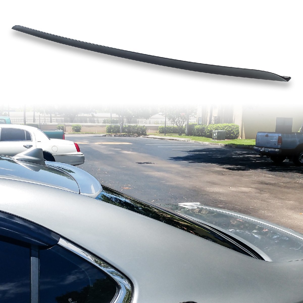 FYRALIP リアルーフスポイラー 未塗装 Y15R High Kickタイプ ホンダ用 アコード 8代目用 外装 エアロ パーツ 両面テープ取付拍卖