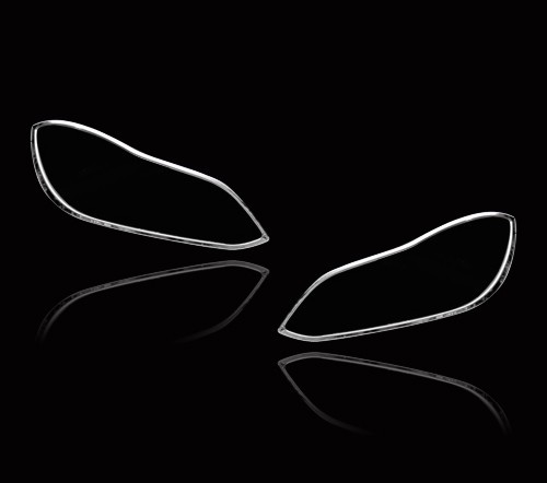 メルセデスベンツ用 Eクラス W212 ワゴン 後期用 2013-2016 メッキ フロントランプトリム ヘッドランプリム ベゼルカバー拍卖