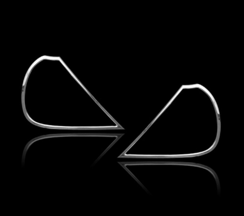 ジャガー用 XJ 6 8 X358 セダン2007-2009 後期用 クロームメッキ テールランプリム リアランプリム テールライト トリム ベゼルカバー拍卖