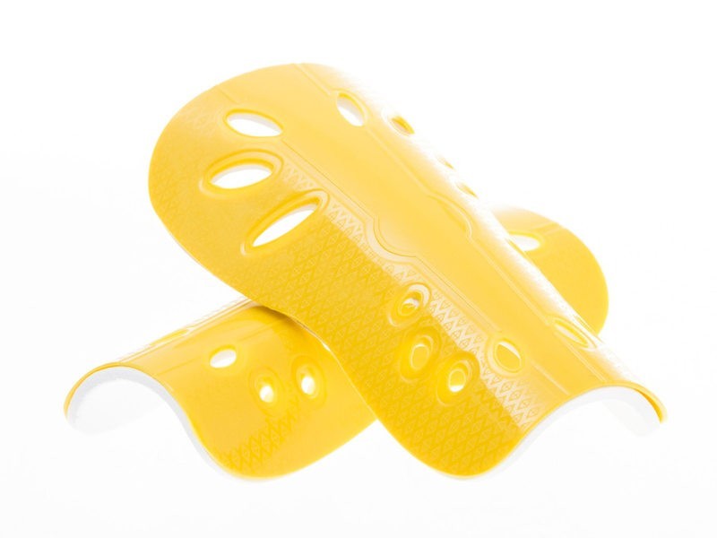 スポーツ サッカー 保護 補助 サポーター プロテクター シンガード すね当て レガース#Sサイズ 子ども イエロー拍卖