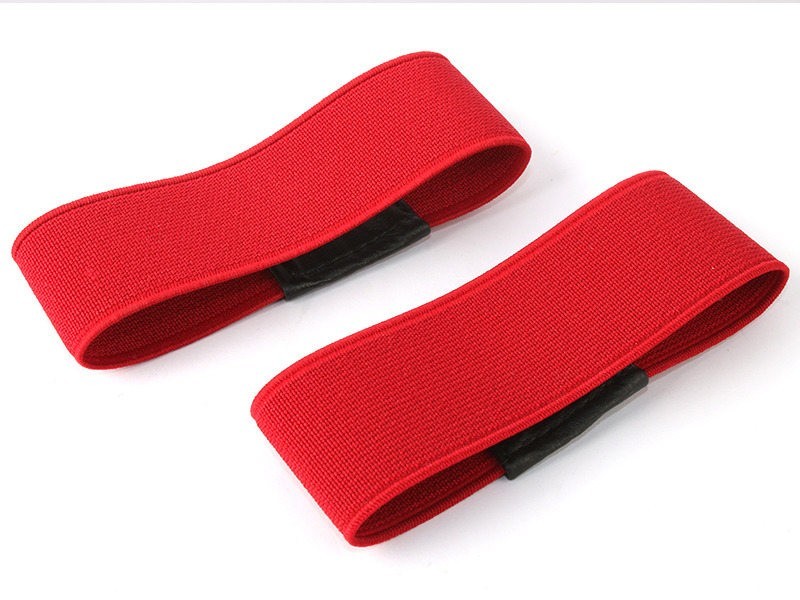 パンプス ハイヒールなどに 浮き足防止 無地 靴バンド シューズバンド ミュールバンド 3CM#レッド拍卖