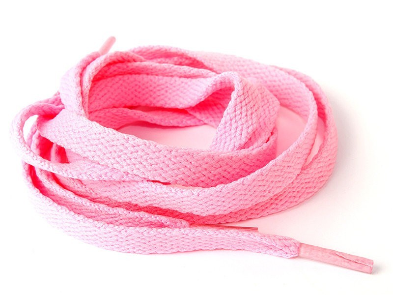 スニーカー スポーツシューズ系 平紐タイプ 靴紐 シューレース 靴ひも 70CM#ピンク拍卖