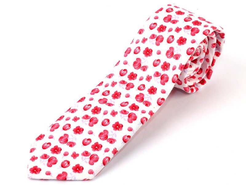 男女兼用 ファッション小物 カジュアル ビジネス 正装 スーツなど ネクタイ#花柄アーミーグリーン拍卖