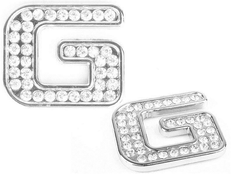 キラキラ 光る 3D立体 英字 アルファベットエンブレム ステッカー カー バイク DIY#G拍卖