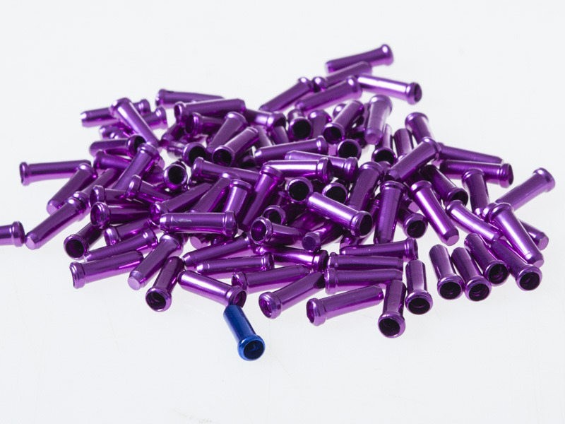 サイクル 自転車 ワイヤーエンドキャップ 100個セット カラフル #色ランダム拍卖