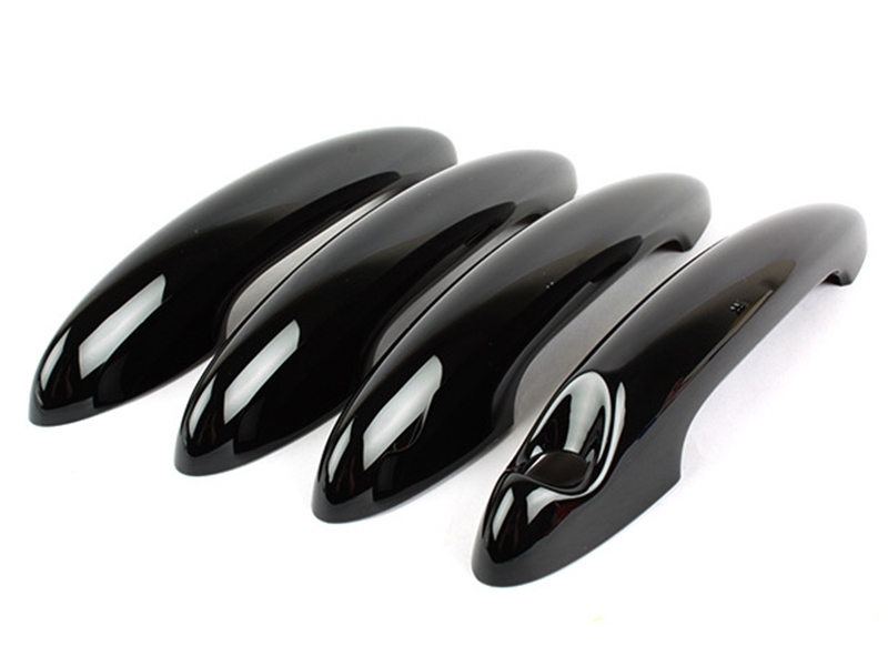 ミニ用 クーパー カントリーマン R60 2010-2014 キーレス機能搭載なし車専用 光沢グロスブラック ドアノブカバー ドアハンドルカバー拍卖