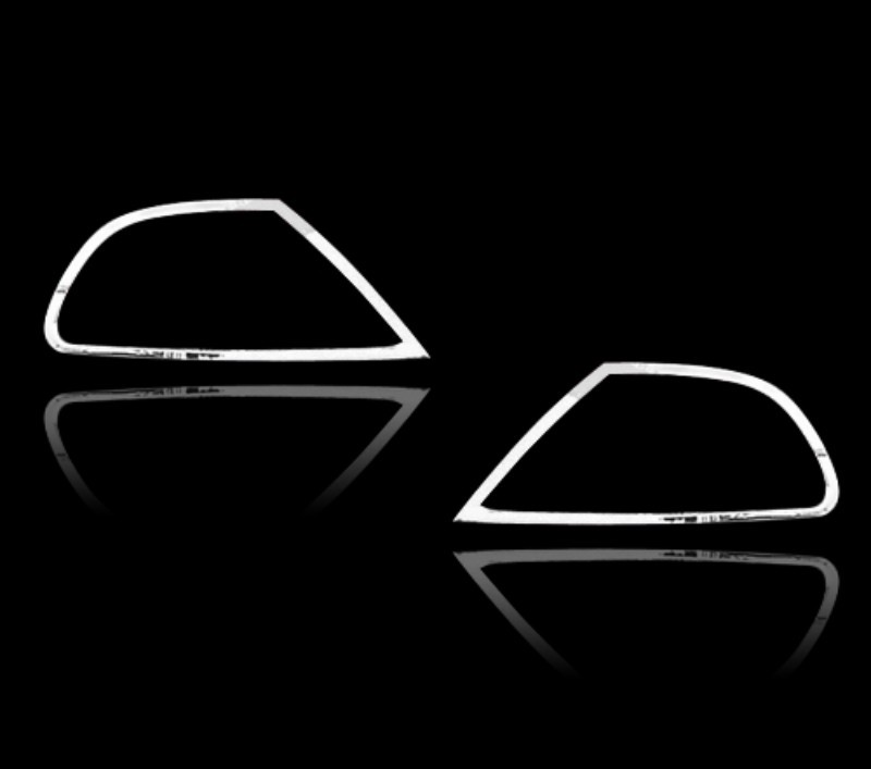 BMW用 7シリーズ E65 E66 2002-2005 前期用 クロームメッキ テールランプリム リアランプリム テールライト トリム ベゼルカバー拍卖