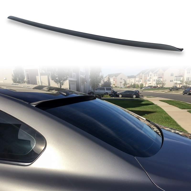 FYRALIP リアルーフスポイラー 未塗装 Y15R High Kickタイプ 日産用 スカイラインクーペ CV36型用 2008-2015 外装 両面テープ取付拍卖