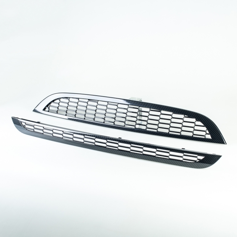 ミニ用 R50 R52 R53 JCWバンパー専用 カーボン調 水圧転写 フロントグリル拍卖