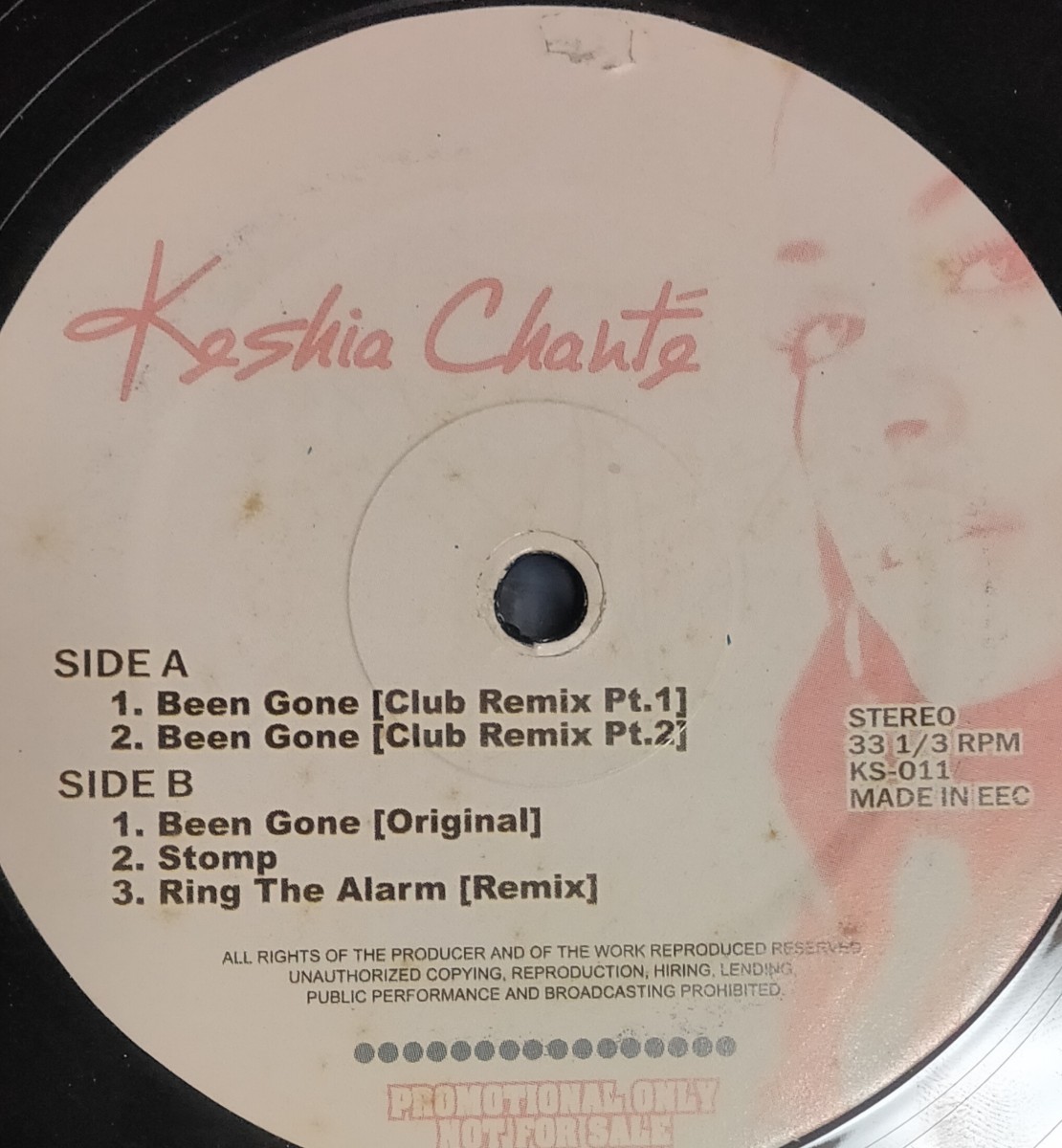 プロモ 12 Keshia Chante’ Been Gone 拍卖