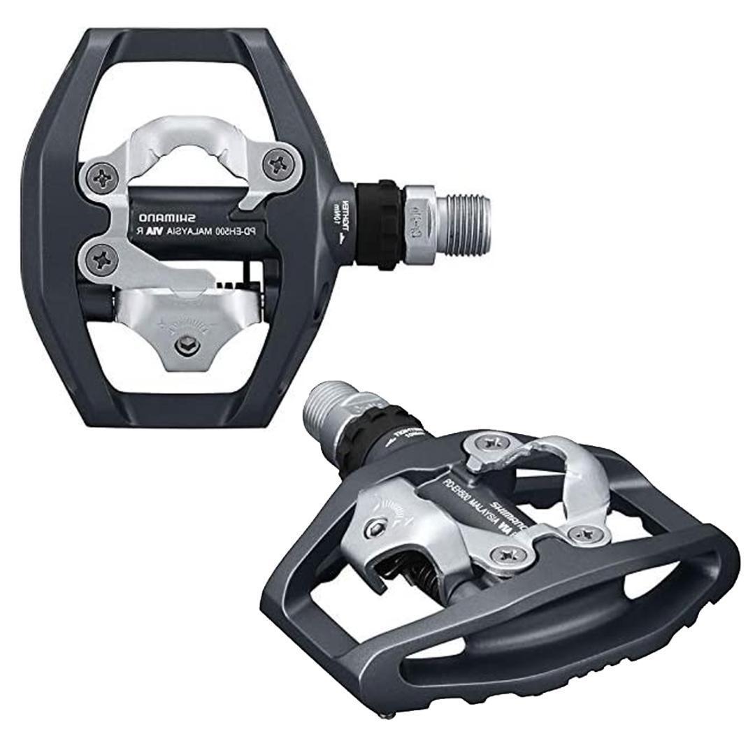 シマノ SPDペダル(ブラック)PD-EH500 片面SPD片面フラット【新品・未開封】拍卖