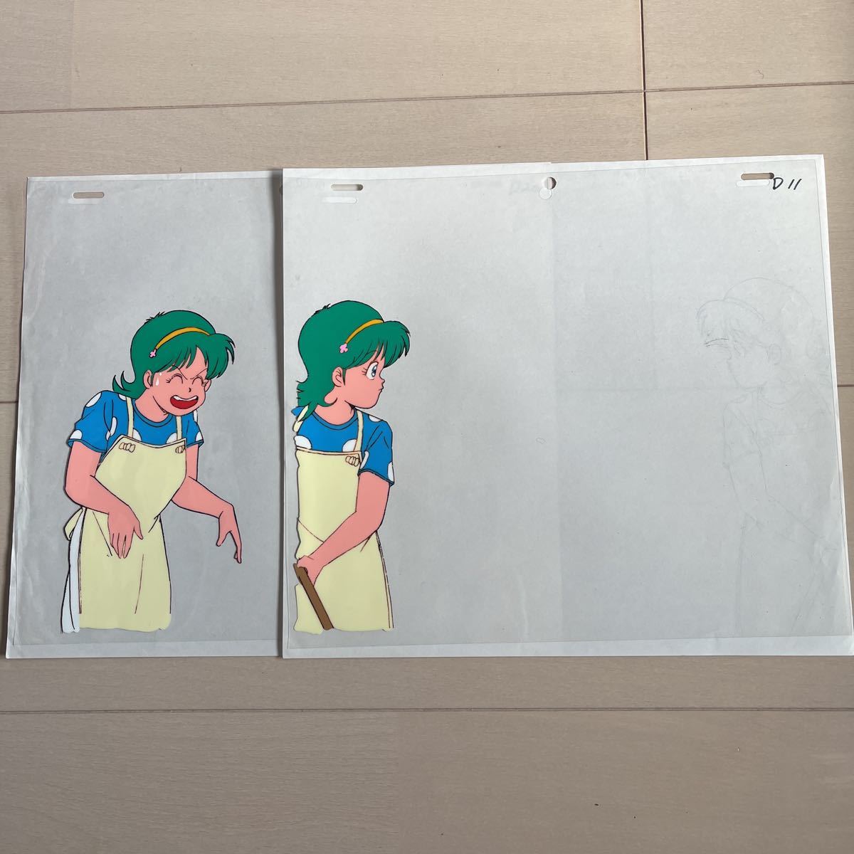 ついでにとんちんかん セル画 2枚セット 当時物拍卖