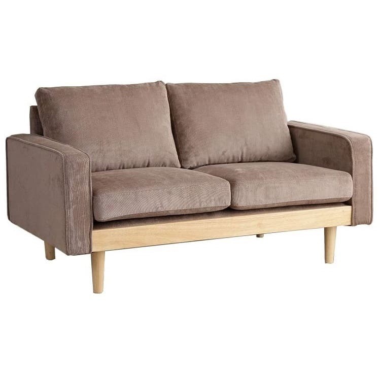 Moss 2人掛 コーデュロイソファ 118013_BR ブラウン拍卖