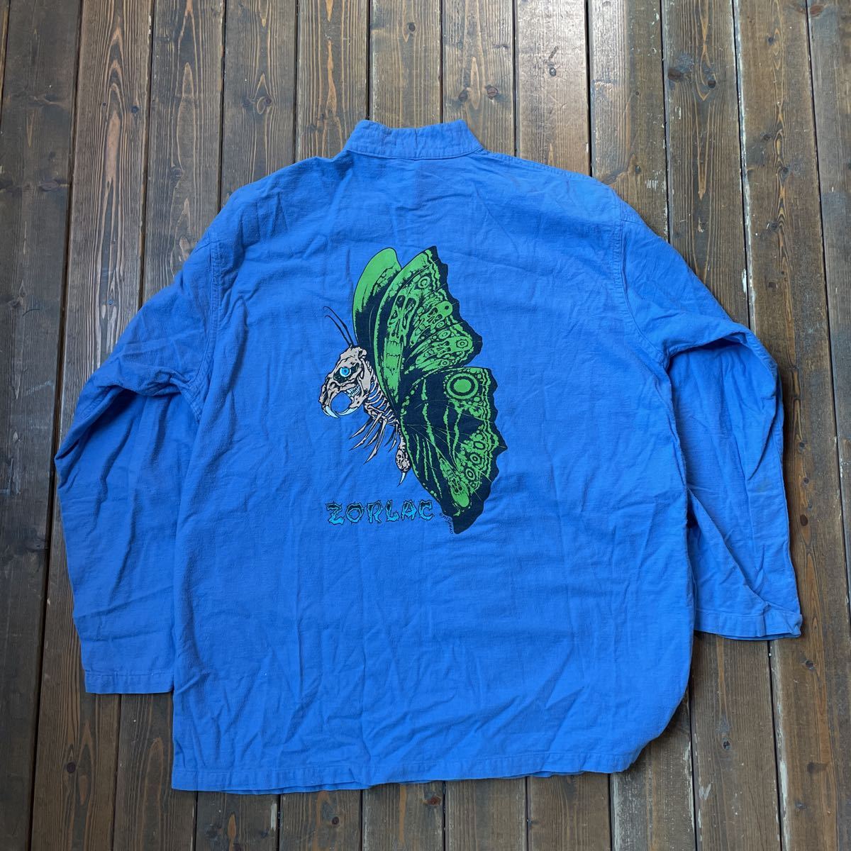 2417 ZORLAC ゾーラック 長袖シャツ スケート 古着 /ビンテージ拍卖