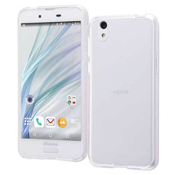 AQUOS sense lite basic 耐衝撃ケース クリア ハイブリッドカバー 硬度2H 保護 シンプル 本体 透明 イングレム RT-AQSECC2-C拍卖