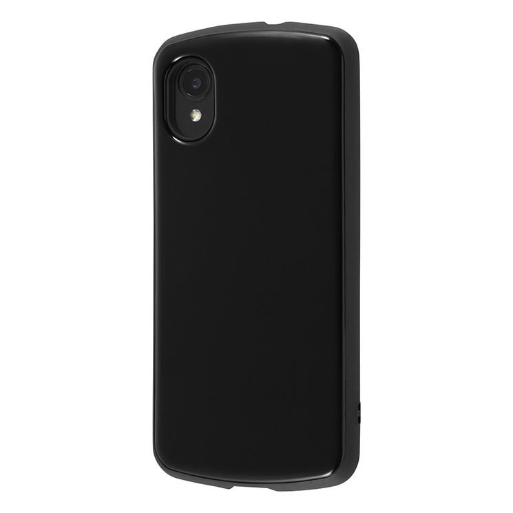 Galaxy A22 5G ケース ブラック 耐衝撃カバー 硬度3H ポリカーボネイト おしゃれ オシャレ シンプル レイアウト拍卖