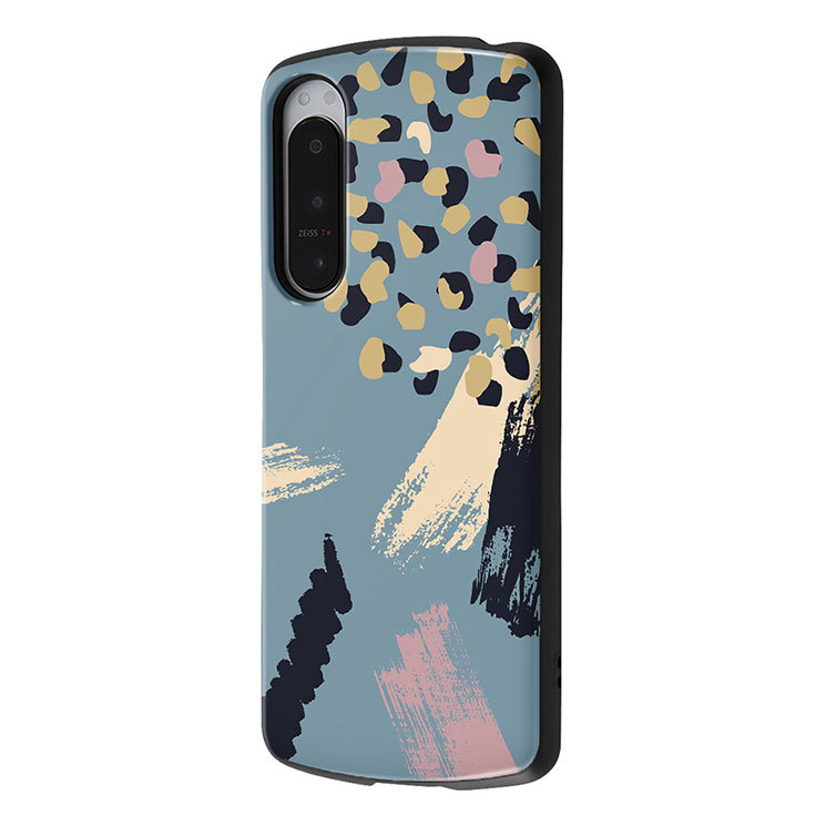 Xperia 5 IV スマホ ケース カバー 『 モダン ブルー 』 耐衝撃 頑丈 丈夫 ストラップホール拍卖