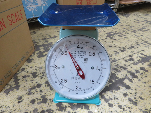 未使用 富士計器製造 フジ 上皿自動秤 1ヶ 4KG 業務用 ハカリ 計り 計量器具 調理器具 店舗用品 計量 秤 4kg 上皿 スケール 14-39576拍卖