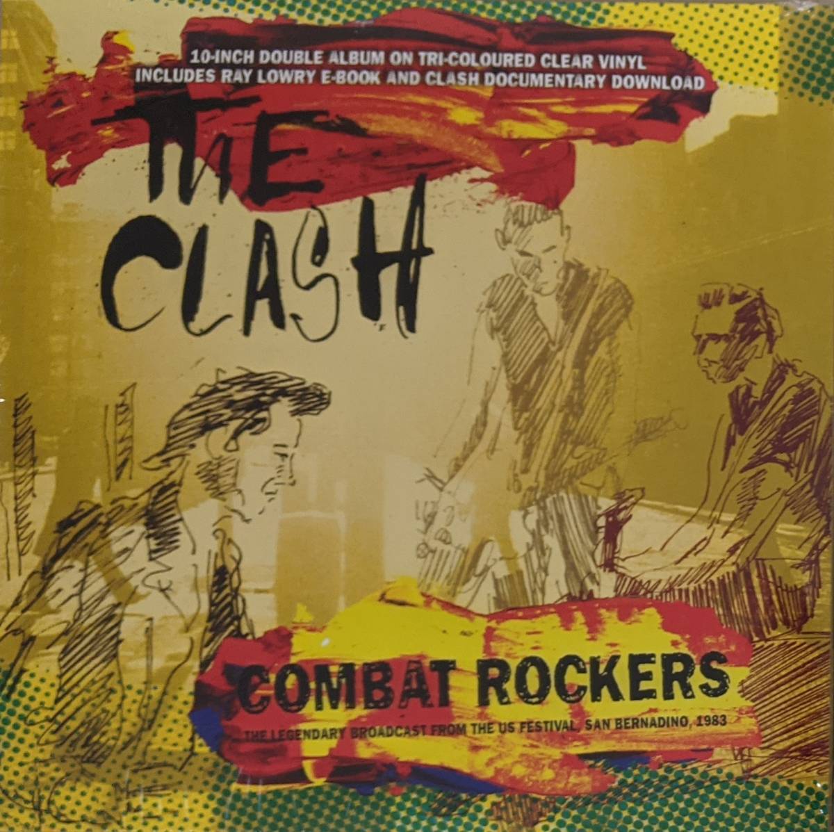 The Clash - Combat Rockers - The Legendary Broadcast From The US Festival San Bernadino 1983 限定10インチ二枚組アナログ・レコード 拍卖