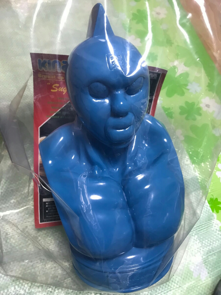 CONVICT 限定 KIN29TOY キン肉マン 胸像ソフビ 消しゴムブルー ファイブスタートイ コンビクト拍卖