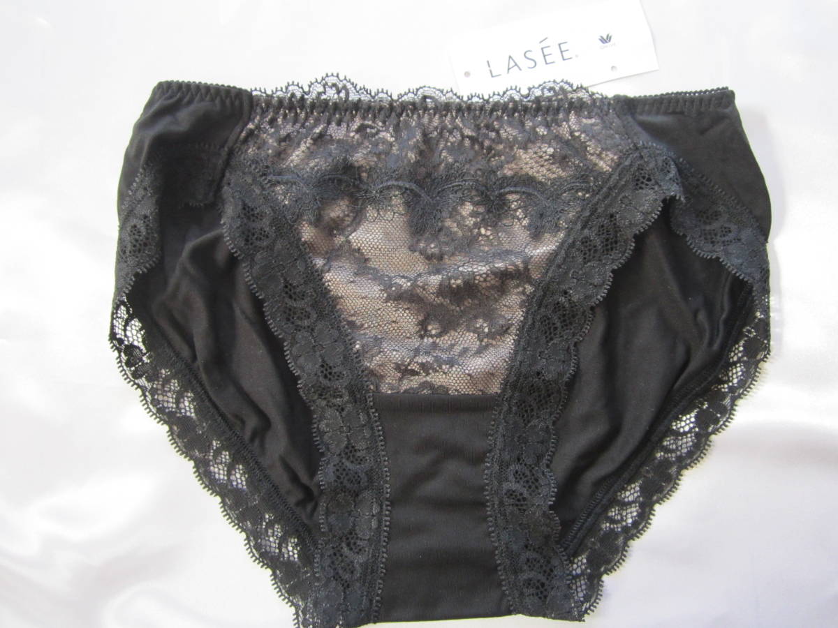 【ワコール】ラゼ レーシーショーツ M 黒拍卖