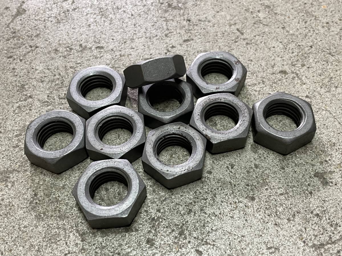M16XP2.0 左ネジ 厚み10MM 薄型ナット 錆止め無し 10個拍卖