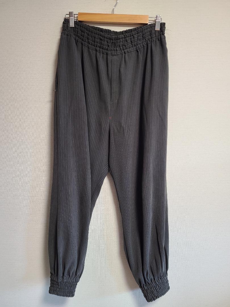 グラム glamb パンツ ジョガーパンツ ストライプ イージーパンツ グレー拍卖