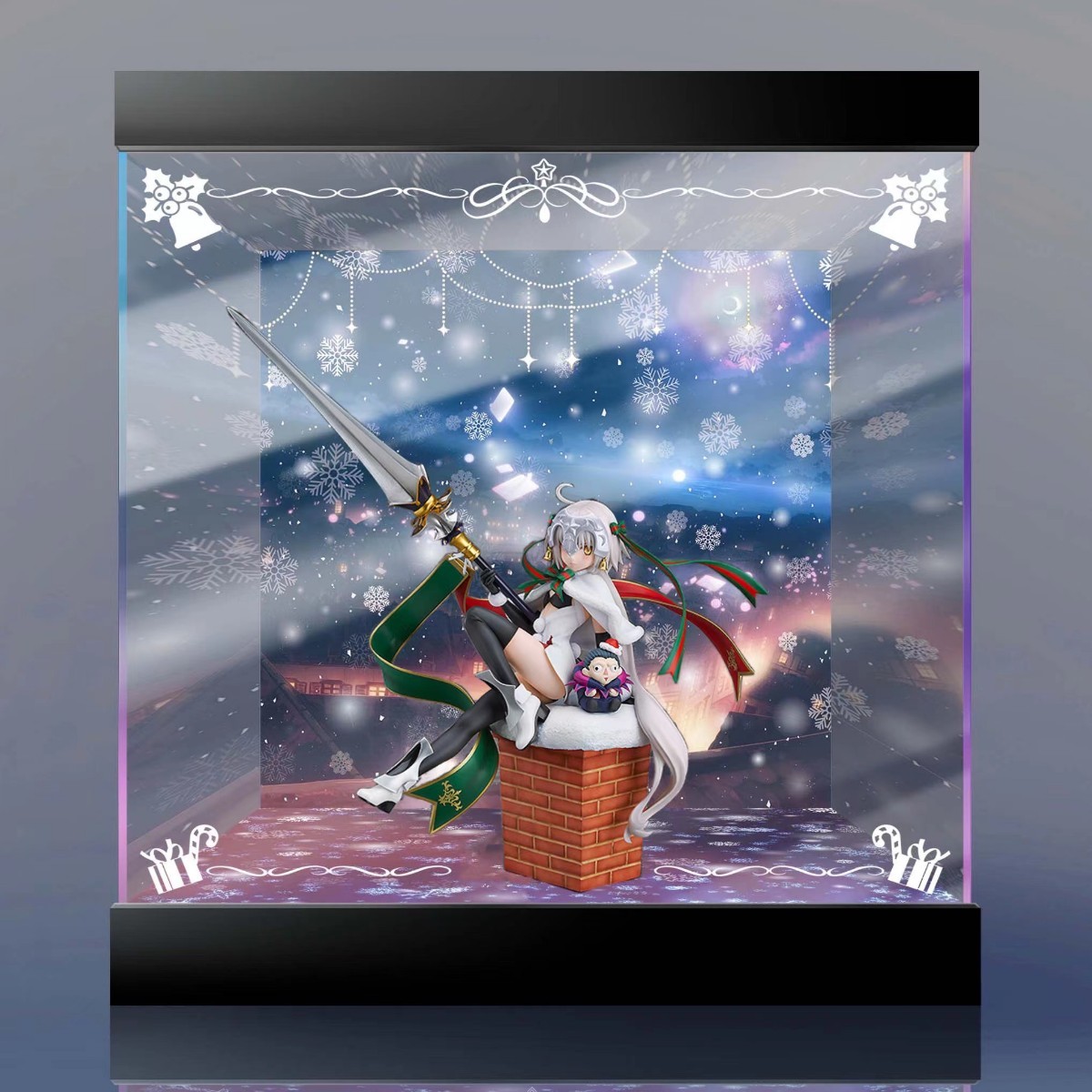 ランサー/ジャンヌ・ダルク・オルタ・サンタ・リリィ 1/7スケール グッドスマイルカンパニー ☆専用☆ フィギュアケース LED ショーケース拍卖