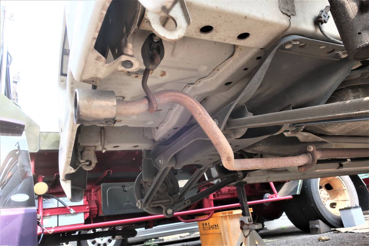 H19 DBA-RN1 ステラ カスタム STELLA EN07 (NA) 2WD CVT 純正 エンドパイプ テールパイプ マフラー Assy / 137727km拍卖