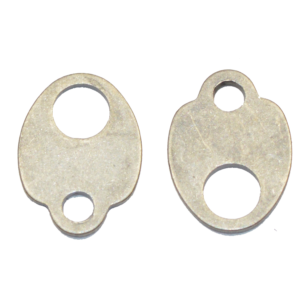 アクセサリーパーツ 金具 板カン 大 銀古美 アンティークシルバー 基礎金具拍卖