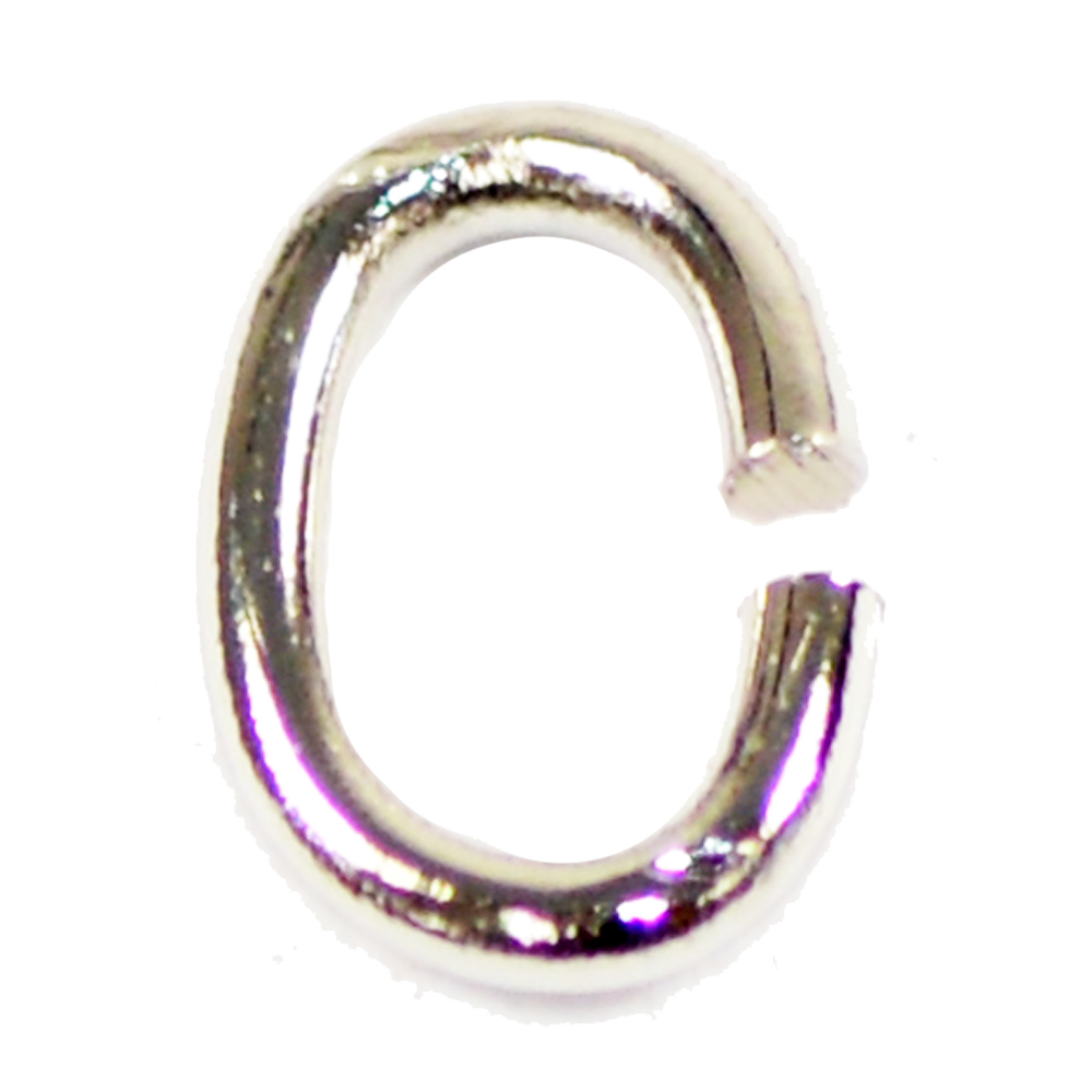 アクセサリーパーツ 金具 Cカン 0.6×3×4mm 銀色 シルバーカラー 基礎金具拍卖