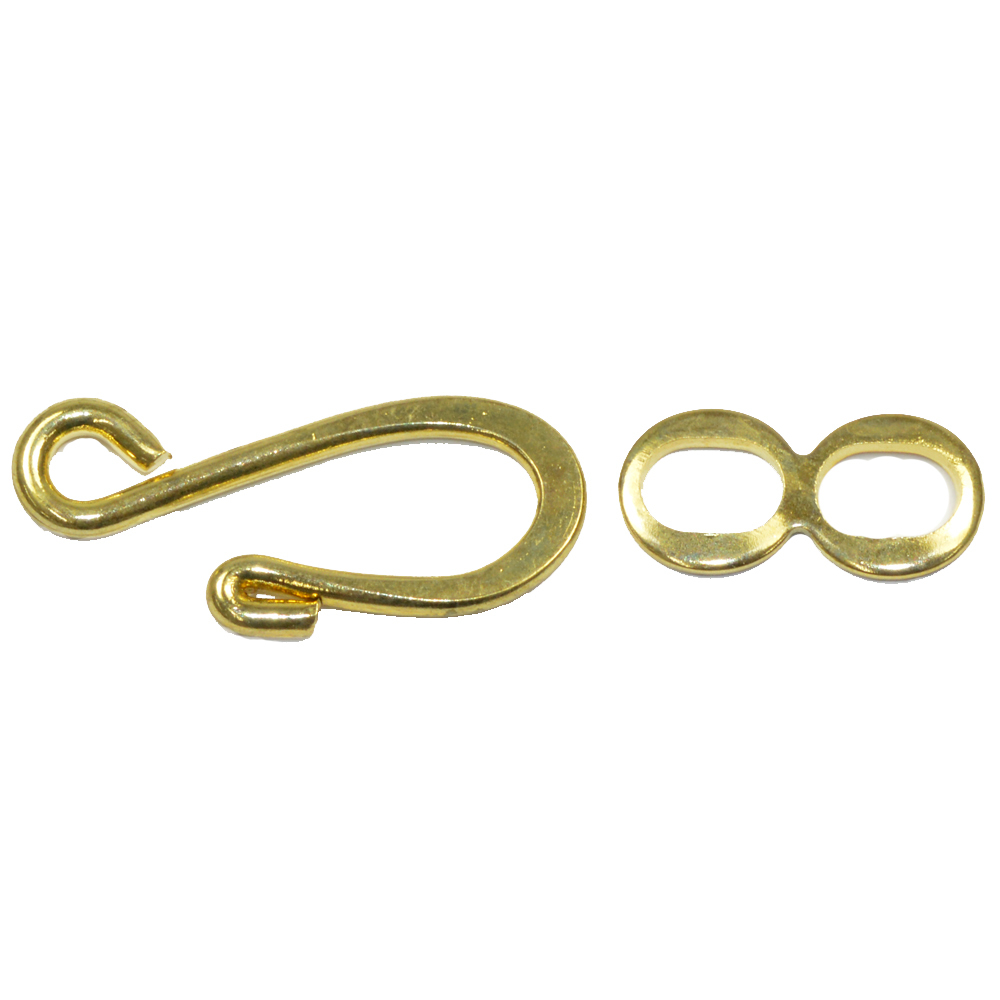 アクセサリーパーツ 輸入金具 クラスプ ホック 金色 ゴールドカラー拍卖