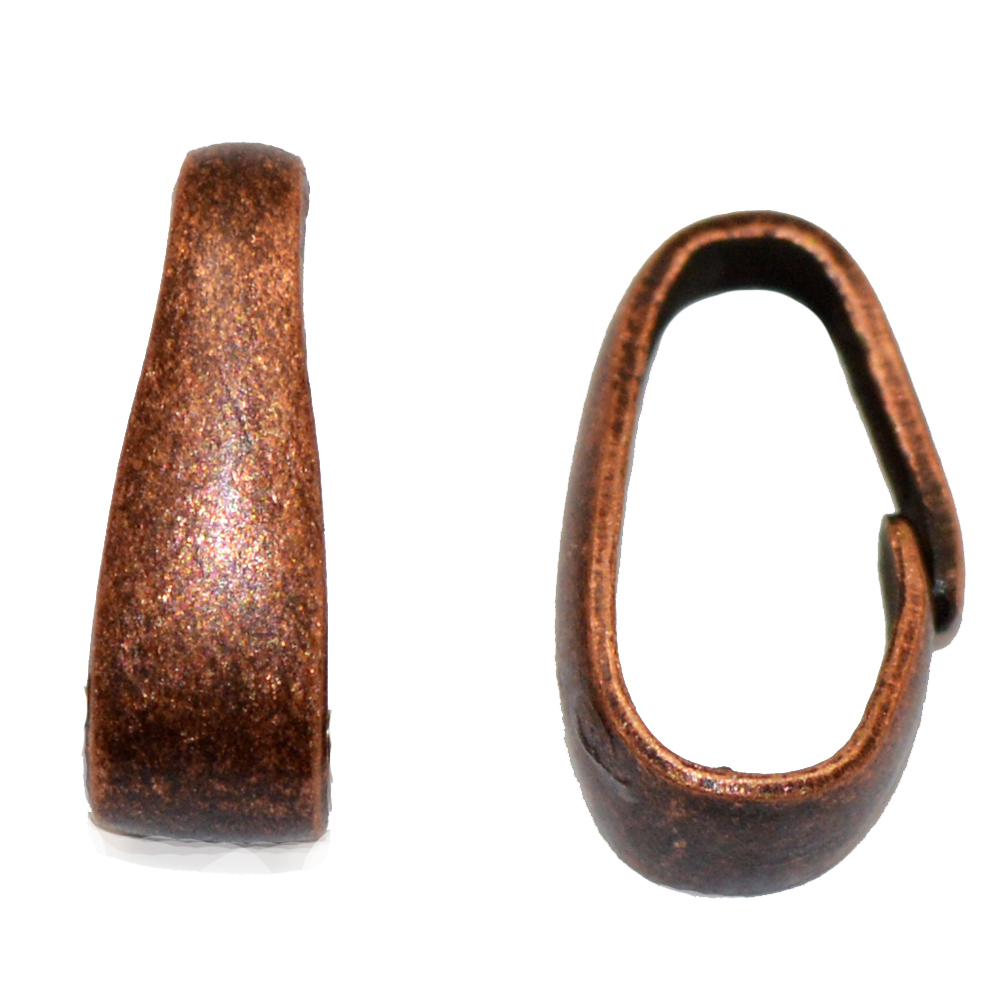 アクセサリーパーツ 金具 バチカン 7mm 中サイズ 銅古美 ブロンズ拍卖